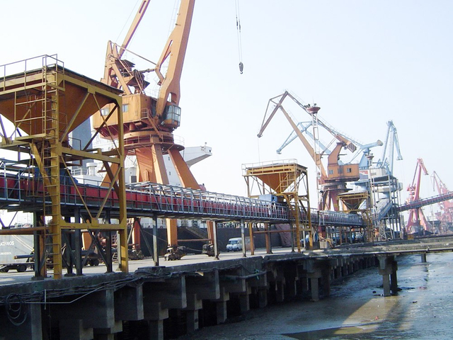 wharf conveying line